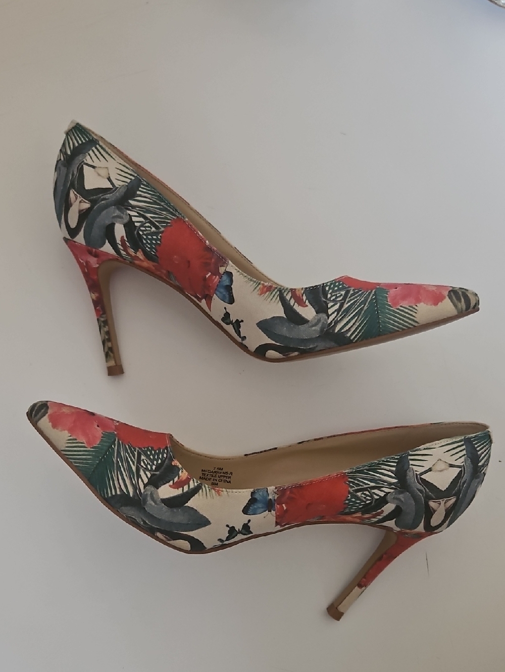 Marc Fisher Floral Stiletto Heels
